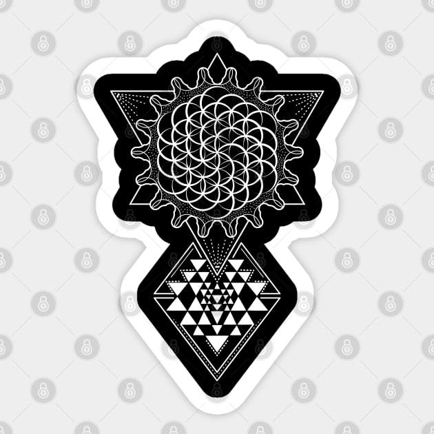 Seed of Life | Sacred Geometry Sticker by CelestialStudio